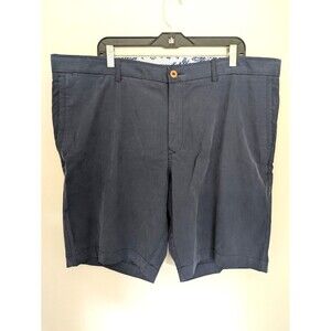 Men's Tommy Bahama Chino Shorts Navy Blue Summer Preppy Beach Resort Golf SZ 42